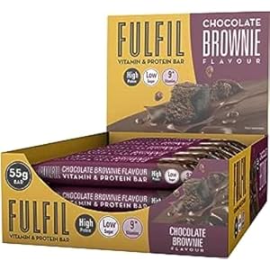 Fulfil Nutrition Vitamin & Protein Bar, Chocolate Brownie, 15x55g