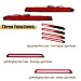 KENRTIR Red Lens LED Lamp for 2004-2009 Mazda 3,2007-2009 Mazdaspeed3 Rear Fog Bumper Reflector Brake Tail Sequential Flash Signal Lights