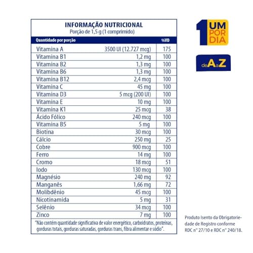 Multivitamínico Century Multi Vitgold 130 + 20 comprimidos