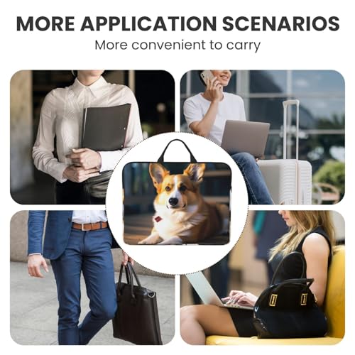 Smart Corgi Maletín para Laptop 14 pulgadas miniatura 7