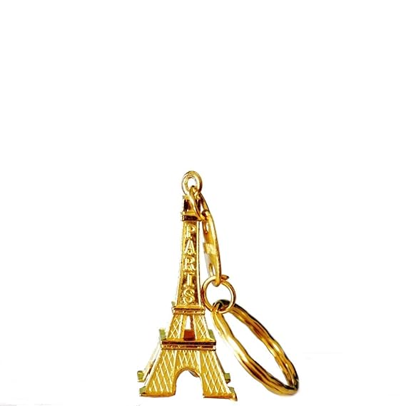 Lilone Metal Eiffel Tower Keychain- Golden | Return Gifts