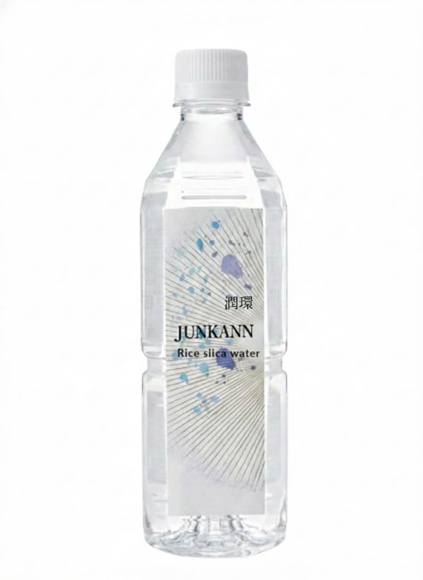 Amazon.co.jp: Rice silica water 潤環 植物由来シリカ水 500mL 24本