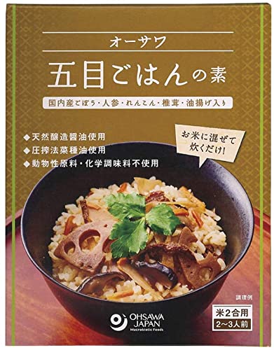 炊きこみごはんの素 オーサワジャパン 五目ごはんの素 2合用 12箱