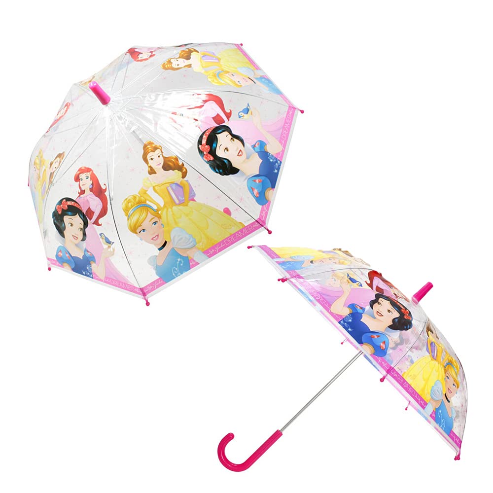Disney Princess Children Folding Umbrella Translucent