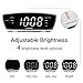 REACHER Loud Alarm Clock with FM Radio, Alarm Clocks for Bedrooms, Digital Alarm Clock with USB Charger Port, Dimmer, Snooze, Adjustable Volume Loud Alarm Clock for Heavy Sleepers Adults, Bedside
