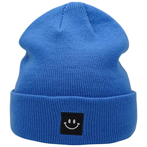 Image of 55cube Knit Beanie Hat Cuffed Plain Skull Cap for Men Women