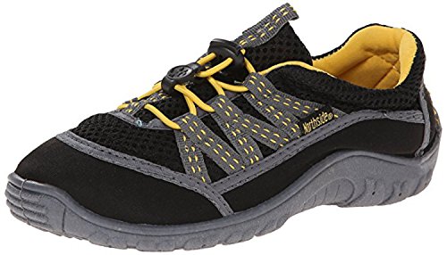 Northside Kid's Brille II Summer Water Shoe, Black/Yellow, 11 M US Little Kid; with a Waterproof Wet Dry Bag
