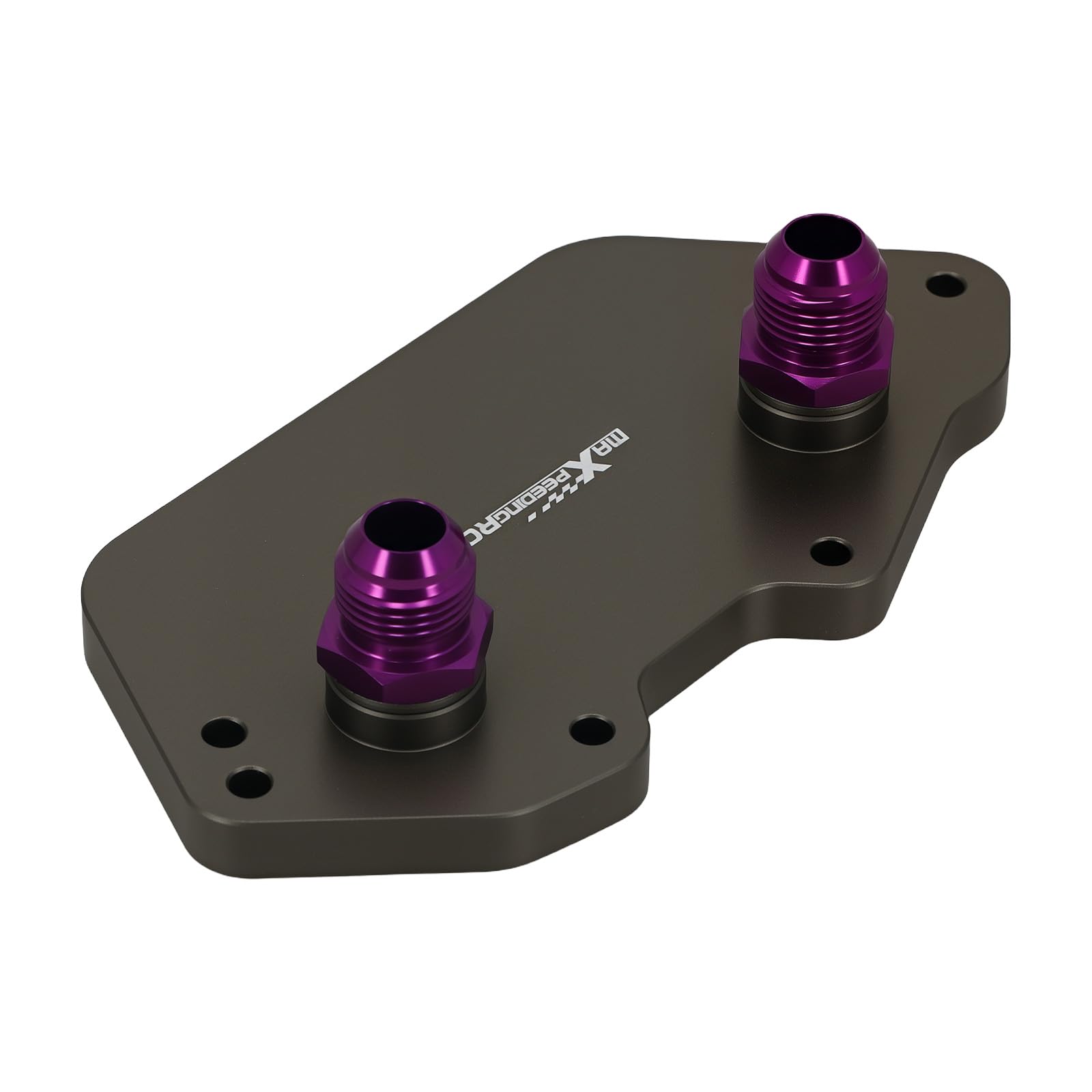 maXpeedingrods AN10 zestaw adapterów do filtra oleju do kanapek VAG Audi S3 S4 3.0T EA837 Audi A4L B8 3,2 l A6 C7 2,4 l 2,5 2,8 3,0 A5 Q7 silnik stop aluminium