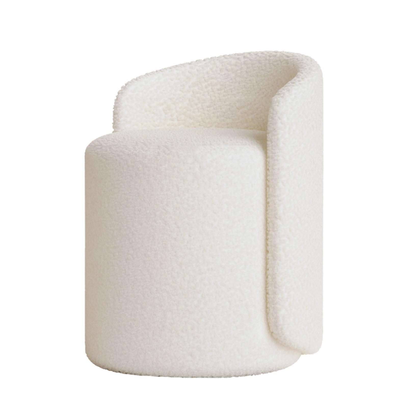 ZQKJLH Puff almacenaje Puff Salon Puff almacenaje Silla giratoria otomana Taburete tapizado Redondo con Acento sillón sofá Asiento Silla de Maquillaje reposapiés for Sala de Estar Dormitorio Pasillo