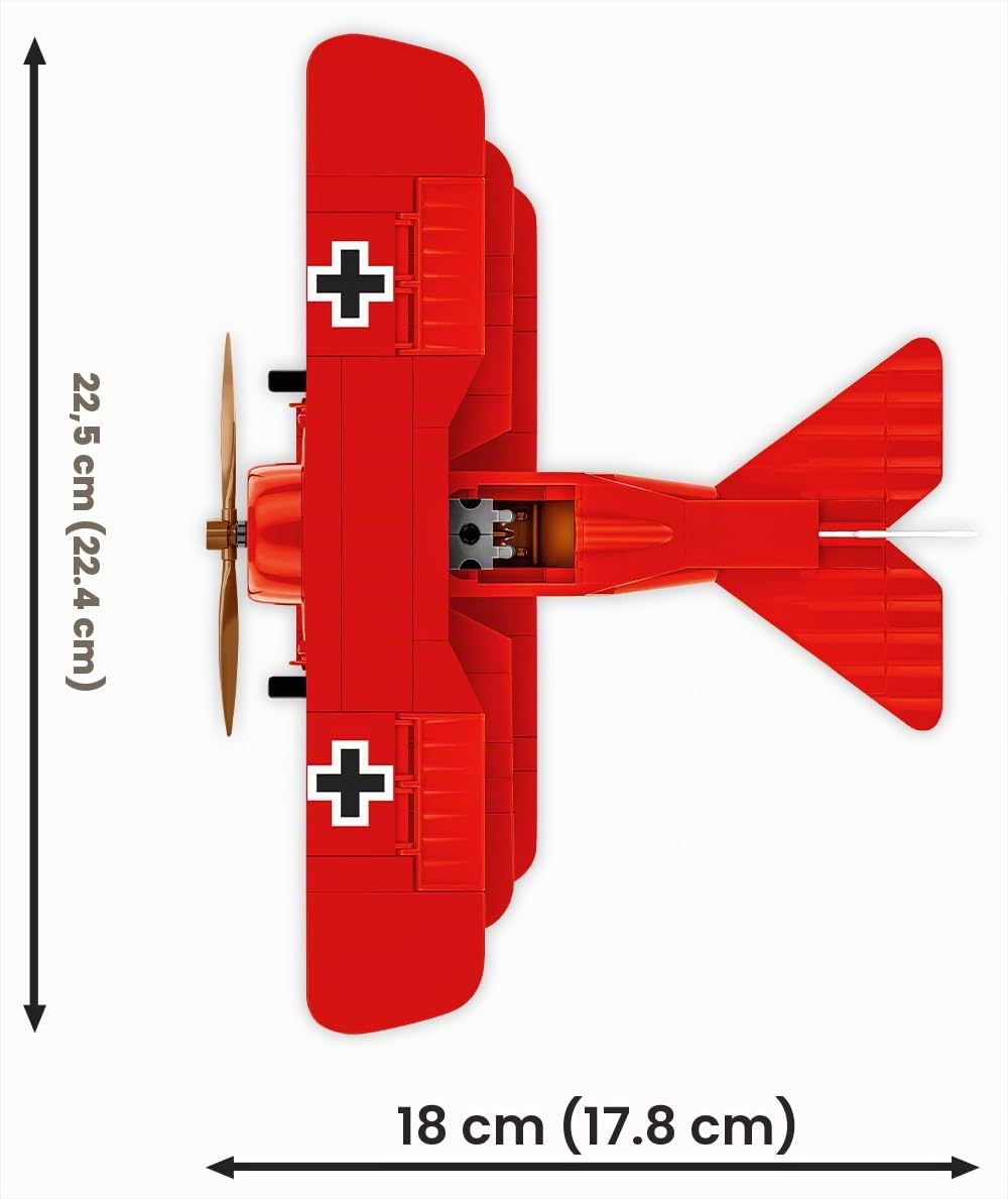 COBI - Collection Historique – Fokker Dr I Baro Rouge (217 pièces)