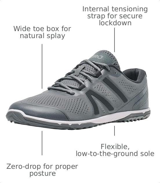 Image of Xero Shoes Men's HFS II Barefoot Running Shoes | Road Running Shoes