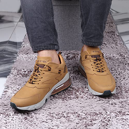 Image of Red Chief Camel Casual Leather Shoes for Men (RC5500 004)