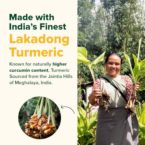 VAHDAM Turmeric Curcumin for Joint Support, 95% Curcuminoids with Piperine – 90 Capsules — Curcumin Supplements - image 7