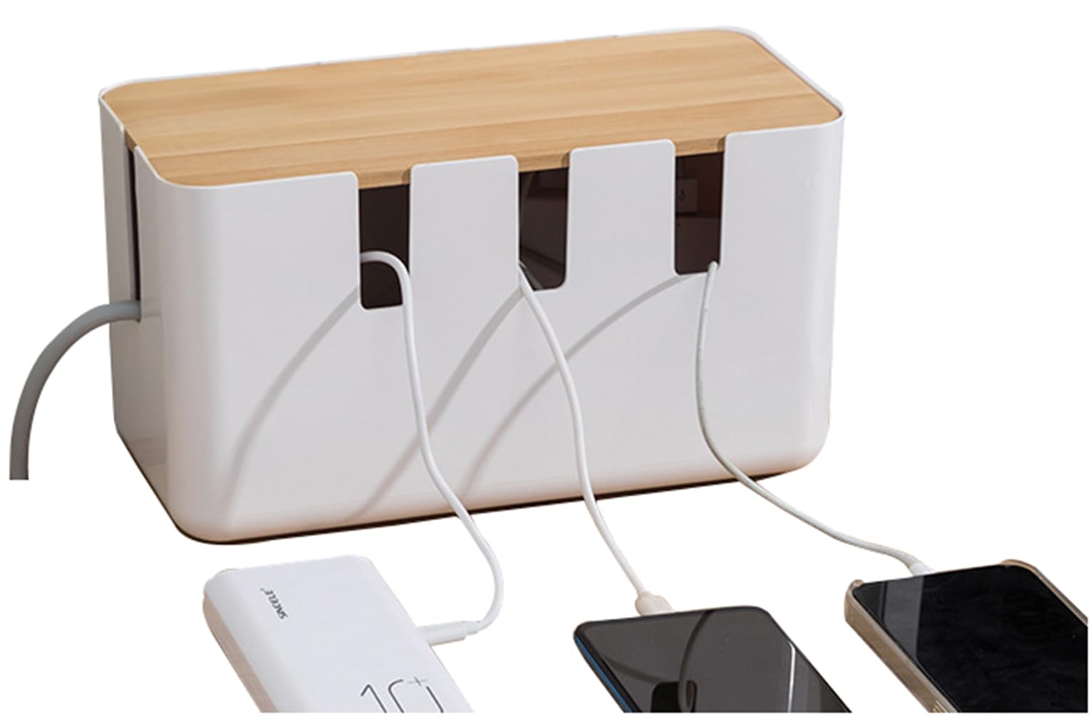 Amazon.co.jp: [LINSHIN]ケーブルボックス 電源タップ 収納ケース