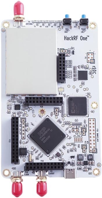 Internal view of the HackRF One R10C circuit board