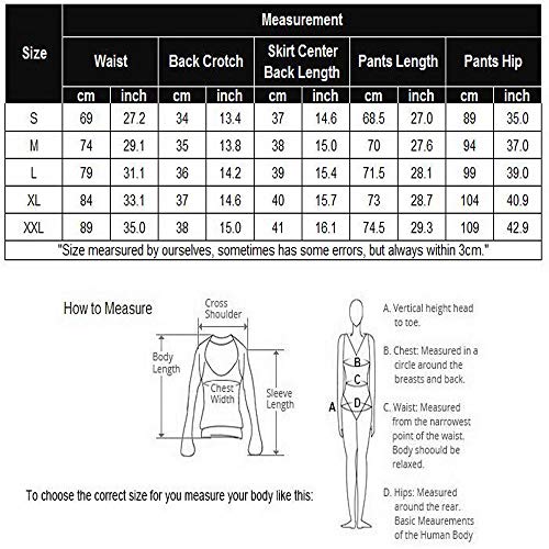 Ekouaer Women's High Waist Workout Running Compression Shorts With Skirted Capri Leggings Black Floral #TOP4