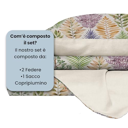 Parure Housse de Couette Impression numérique Aurora Cruz Double 250x200 cm - 5