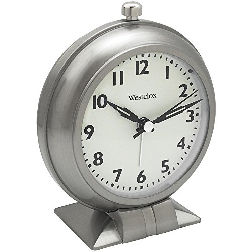 Westclox Analog Metal Big Ben Alarm Clock Silver