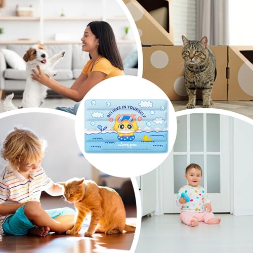 Tapis de refroidissement pour chiens et chats lavable et pliable pour l'été - 6