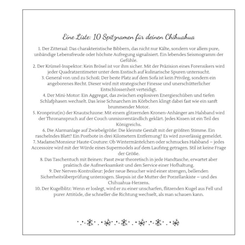 Der Chihuahua-Adventskalender
