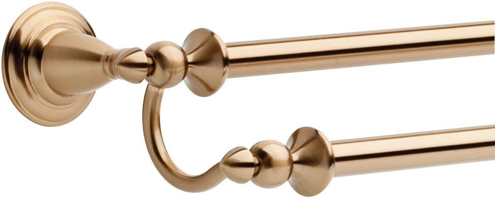 One-Day Sale: Up to 70% Off Delta Faucet 75224-CZ, 24 Double Towel Bar, Champagne Bronze