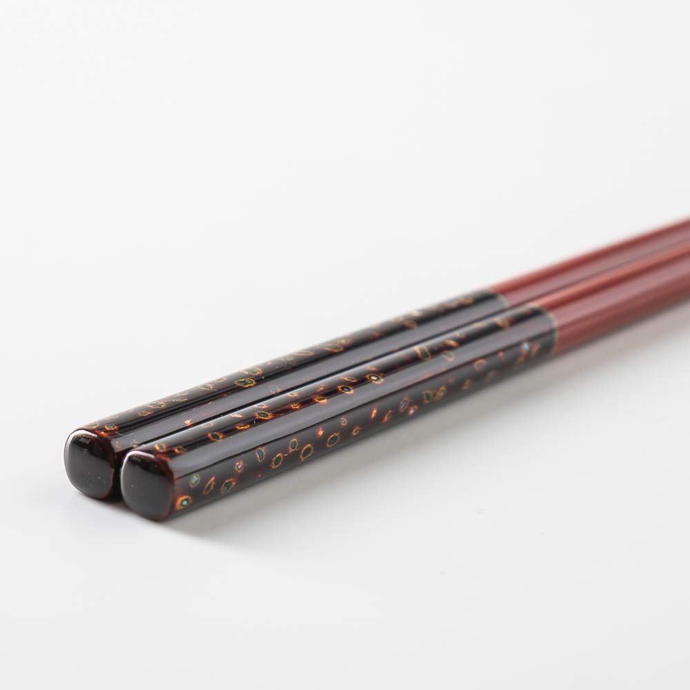 Amazon | 若狭塗箸 古代本塗り若狭 21.5cm | みよし漆器本舗 | 箸