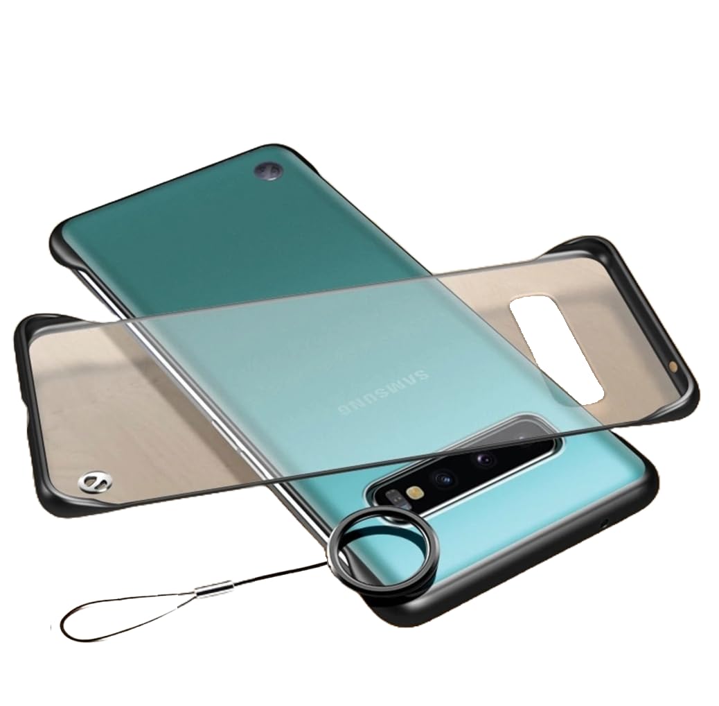 REALCASE for Samsung S10 Back Cover Case | Ultra Thin Frameless Matte Hard Shockproof TPU Bumper Back Cover Case for Samsung Galaxy S10 (F-Black) (B084QGLBY1) Amazon Price History, Amazon Price Tracker