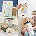 500PCS Flower Stickers Roll 10 Styles Envelope Seals Sticker for Aesthetic Flower Decals for Adults Aesthetic Stickers for Scrapbooks Water Bottle Gift Boxes Party Decorations(500 Per Roll)