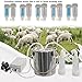 CJWDZ Milking Machine for Goats Cows, Pulsation Vacuum Pump Milker, Milking Supplies W/Stainless Steel Bucket, Portable Suction Machine for Jerseys, Nigerian Dwarfs, Nubian Mix (Goat, 3L)