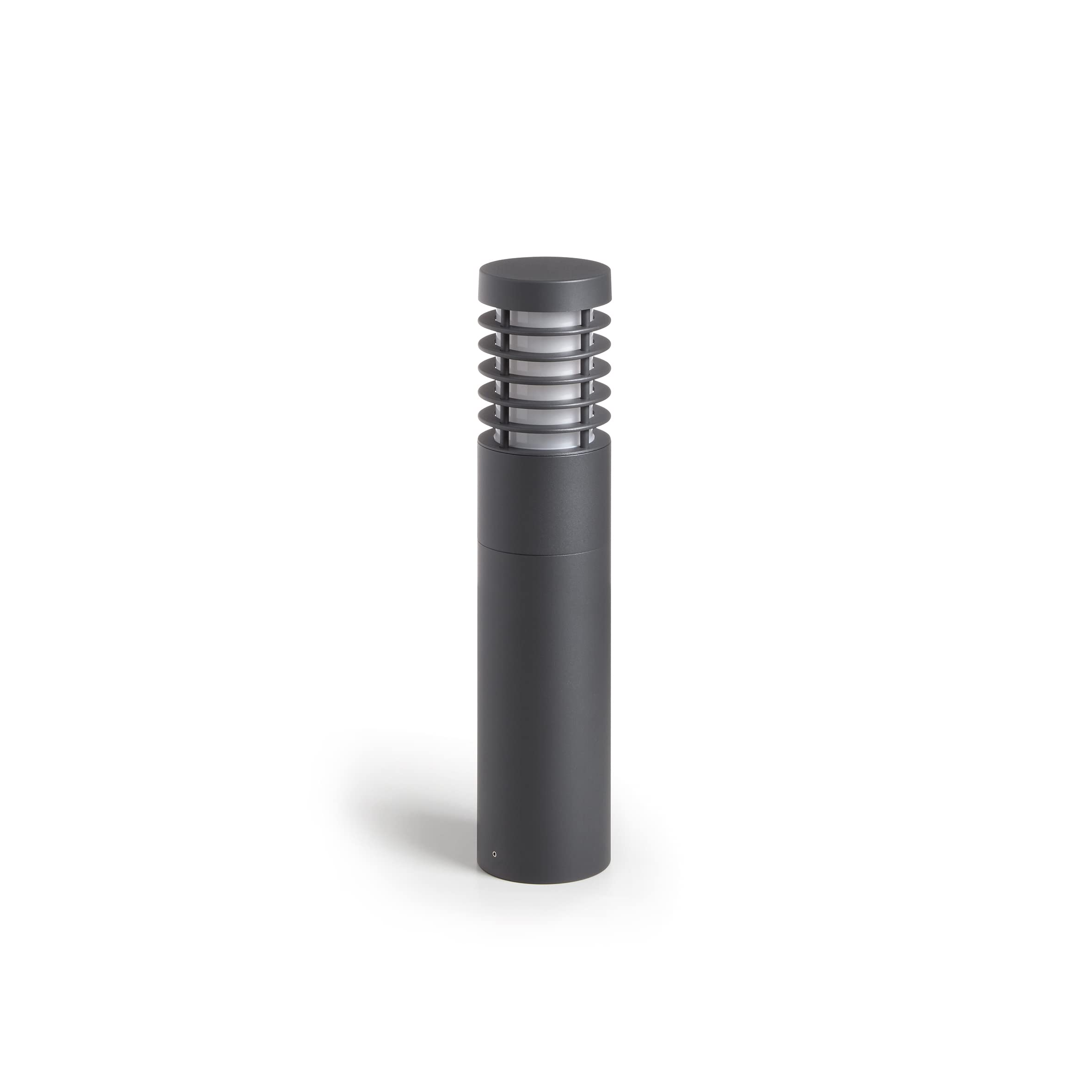 Baliza AVON antracita portalámpara E27 (H.50cm) exterior IP65. Ideal iluminar caminos y patios.