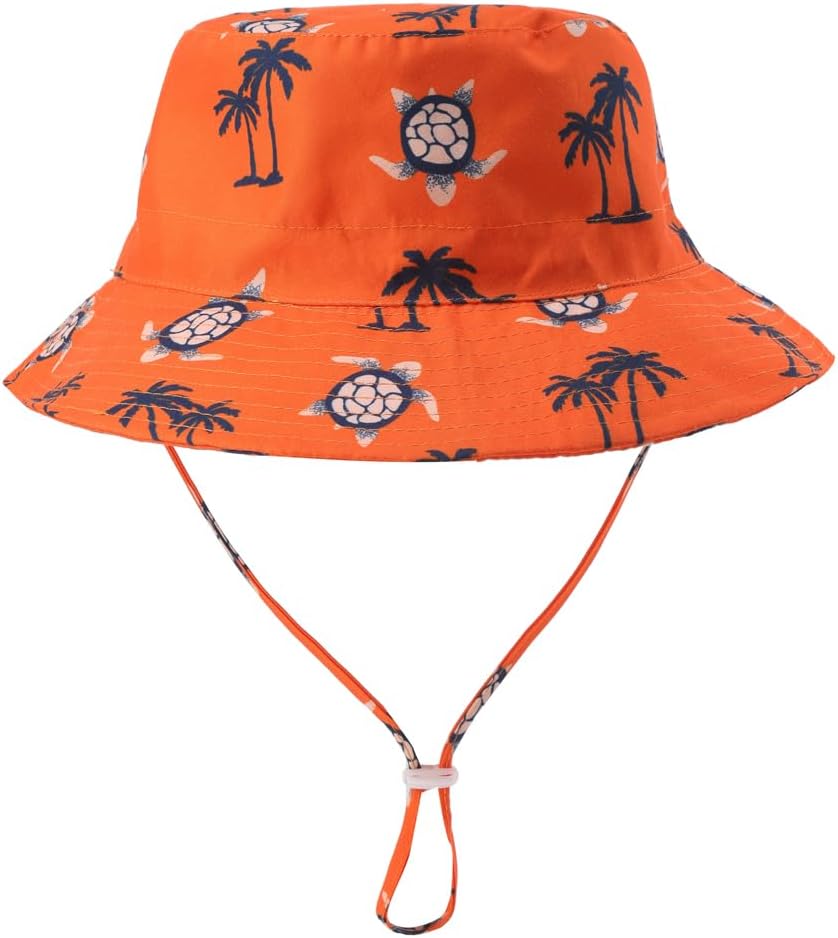 Toddlers and Baby Boys' 3-Piece Swimsuit Trunk and Rashguard Sun Hat Set - Image 4