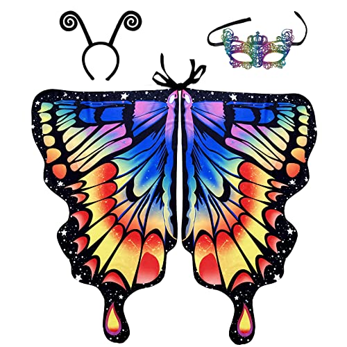 Bseical Schmetterling Kostüm Damen,Karneval Kostüm...