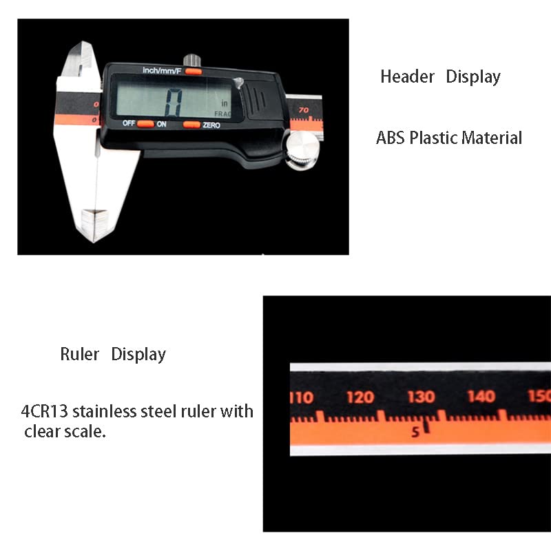 Pinza Vernier Elettronica 6 Pollici Strumento Di Misura Per