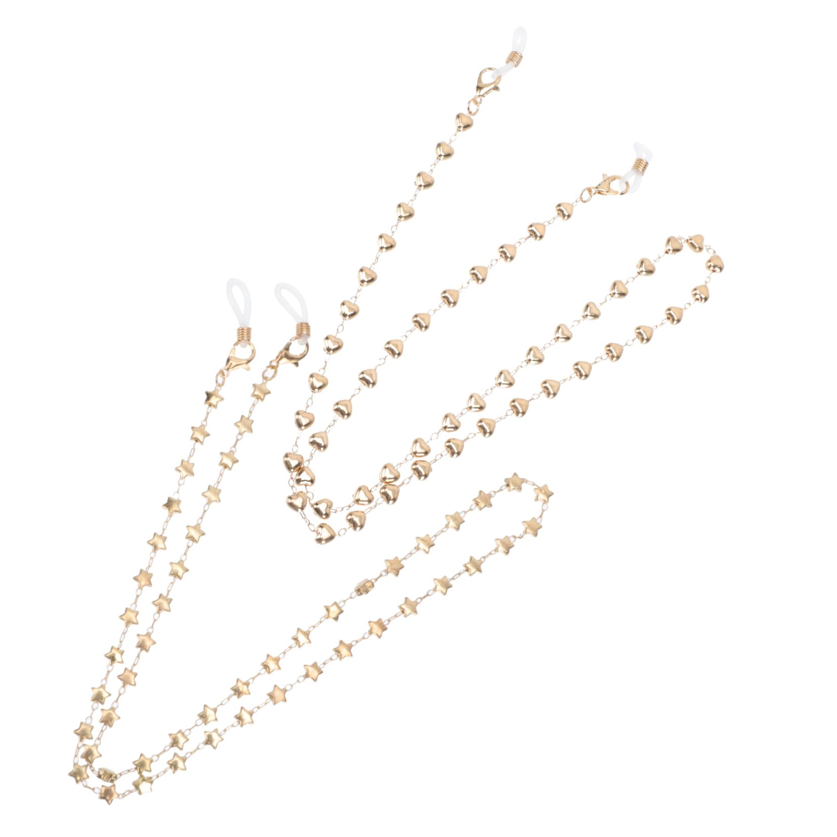 minkissy Brillen Kette Mit Rutsch Sonnenbrillen Halter Dekorative Legierungskette Für Outdoor Aktivitäten Und Sport