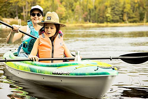 Pelican - Standard Kayak Paddle - Black - 220 cm (86.6 in.) - Aluminum Shaft and a Durable Polypropylene Blade - 0/65° Blade Angle - with Drip Ring - PS1965-00 - image 7