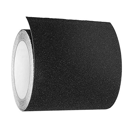 Anti-Rutsch-Klebeband Schwarz 10cm X 5m, Rutschfestes Sicherheits-Griffband für Treppenstufen, Rutschfestes Profil, Hohe Traktion, Reibungsklebeband Anti-Rutsch-Klebeband Schwarz 10cm X 5m, Rutschfestes Sicherheits-Griffband für Treppenstufen, Rutschfestes Profil, Hohe Traktion, Reibungsklebeband