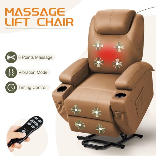 Sillón Plegable de Cuero con Calor y Masaje miniatura 4