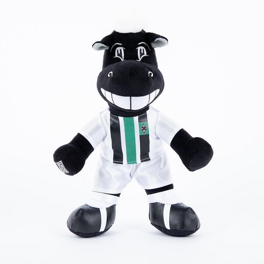 Borussia Mönchengladbach Peluche Jünter 30 cm | Artículo oficial para fans | Mascota del club Gladbach, regalo para niños