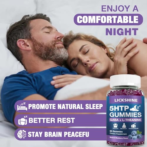 lickshine 5-HTP GABA Sleep Supplement Gummies