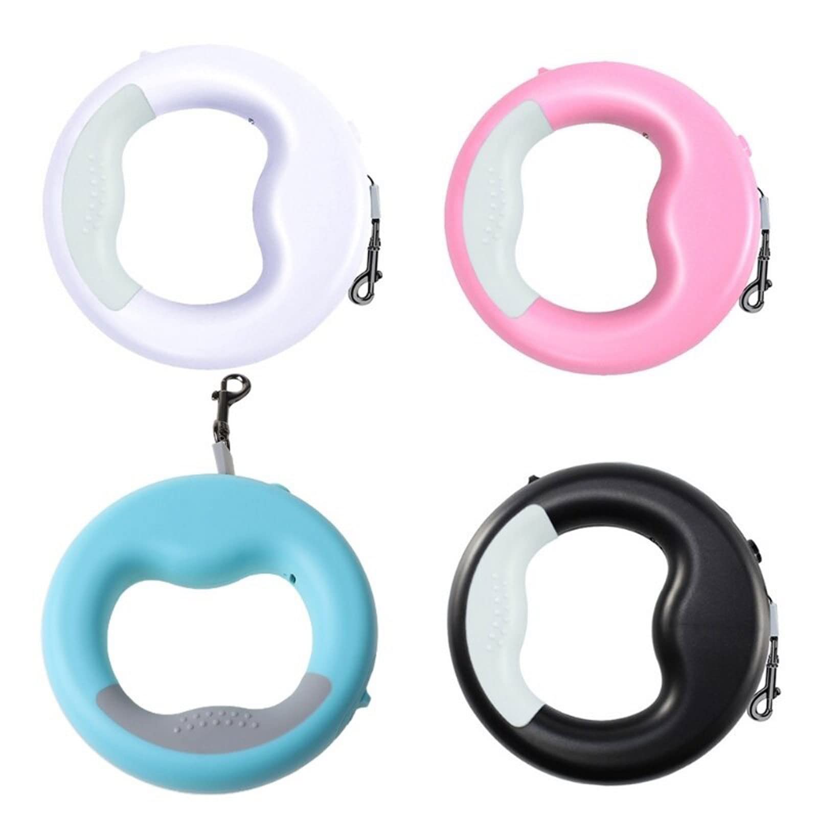 XIANGFAGS Correa Perro Q0KF Durable Automático Retráctil Mascota Cachorro Cuerda de tracción Caminar Perro Correa Correa con luz LED Recargable