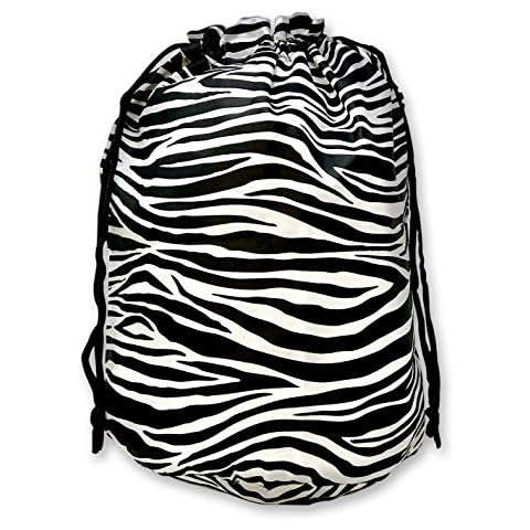 Exultimate Draw Drawstring|Bag|Pouch (Black|White Zebra) Cover
