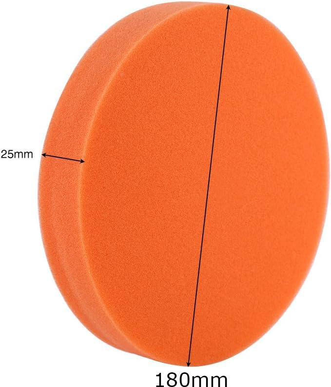 Image of Inditrust PLAIN Foam PAD (Sponge) Car Clean Polishing Buffing Waxing Pad 7inch for Fitting to 7inch Backing pad (5 PCS)