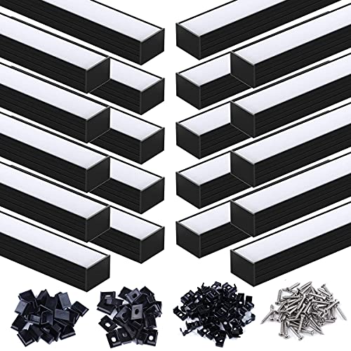 Tira de LED RGB 5M alta densidad 96LEDs/m con canal difusor blanco miniatura 2