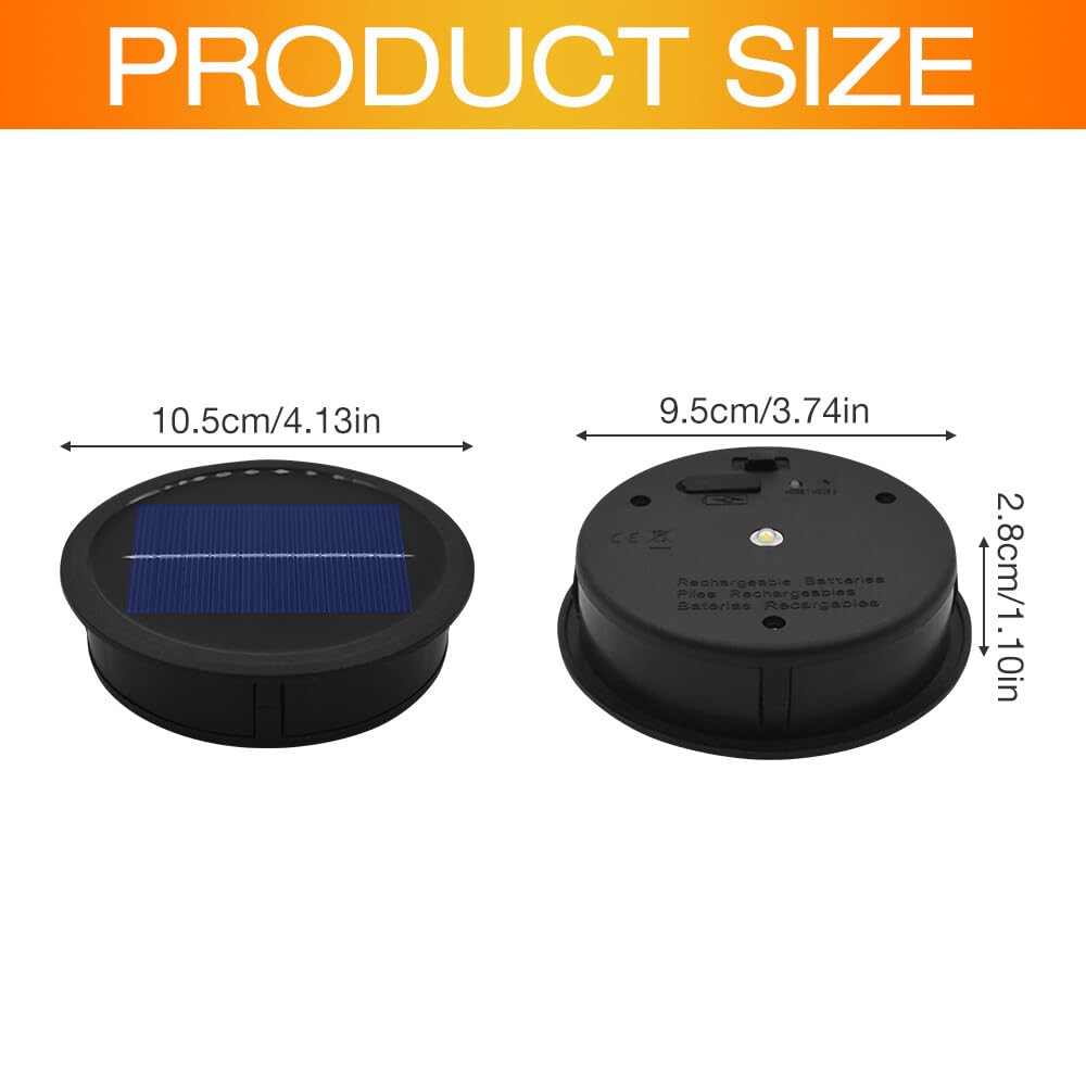 Dessus De Lumières Solaires Haut De Remplacement Pour Lampes Solaires
