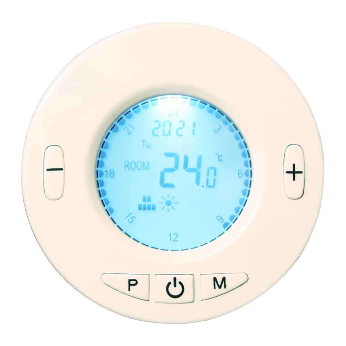 LOWENERGIE Electronic TRV Radiator Thermostat Valve Digital Programmable Head Thermostatic (1, Programmable Thermostat) - Image 2