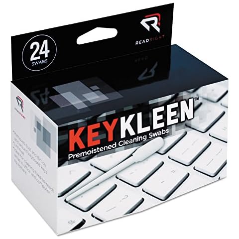 Read Right RR1243 KeyKleen Premoistened Cleaning Swabs 24/Box Cover