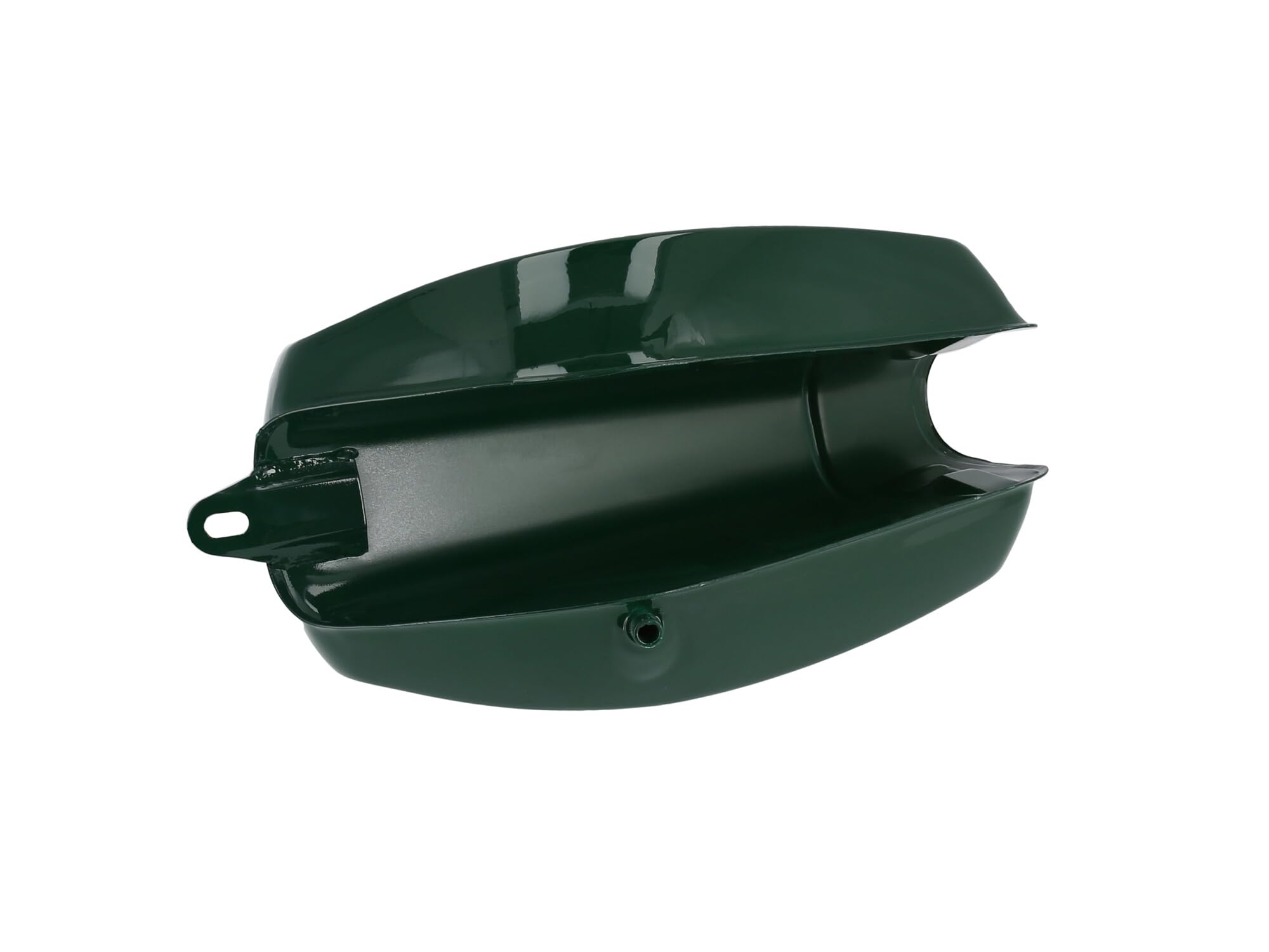 Set: Tank + Seitendeckel Enduro, Grün RAL 6005 - für Simson S51E, S70E