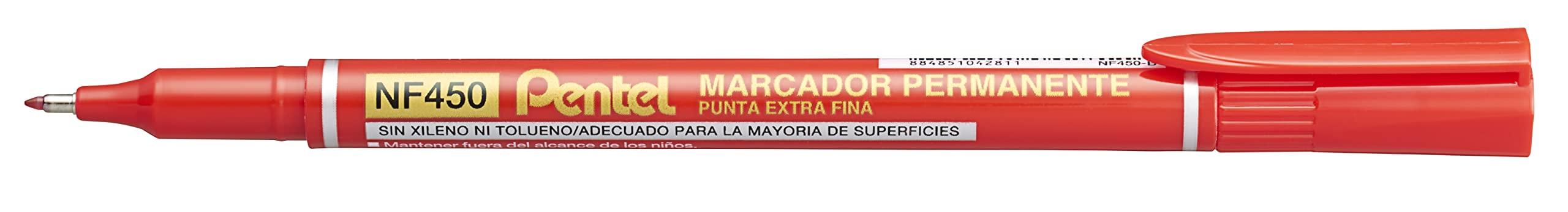 Pentel Marker Permanent Marker Extra Fine Tip Col.Red