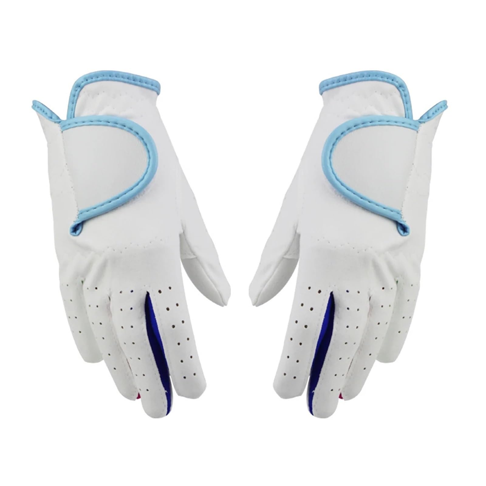Guantes De Golf Guantes de Golf for niños, jóvenes, jóvenes, niñas, Guantes de Tela for Golfista de Mano Izquierda y Derecha, 1 par Golf Guantes