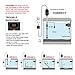300 Watt Aquarium Heater Fast Heating Titanium Tube Saltwater Fully Submersible Fish Tank Heaters with LED Digital Temperature External Controller Freshwater Safety Pinpoint Thermostat 53-80 Gallon 1
